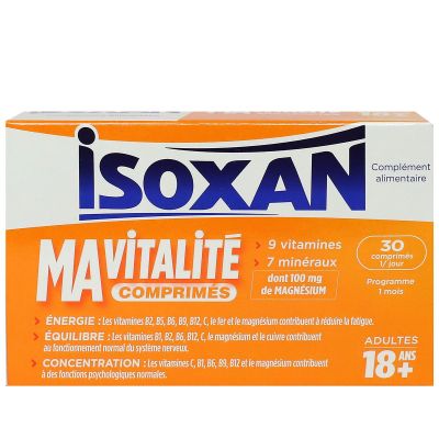 Ma Vitalité Adulte + 18 ans 30 comprimés