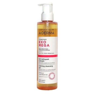 Exomega gel nettoyant calmant 200ml