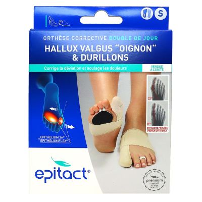 1 orthese corrective Hallux Valgus double pied gauche taille Small