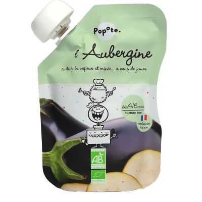 L'aubergine gourde purée bio dès 4-6 mois 120g