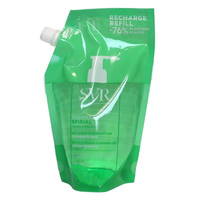 Spirial Déo-douche gel lavant 24h eco-recharge 400ml