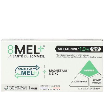 Mélatonine 1,9mg 30 comprimés bi-couches