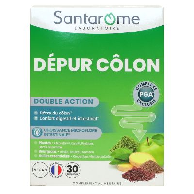 Depur Colon double action 30 comprimés