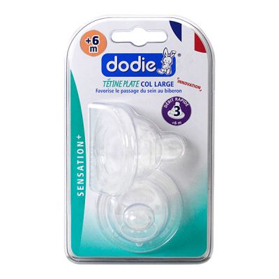 2 tétines col large Sensation+ +6 mois