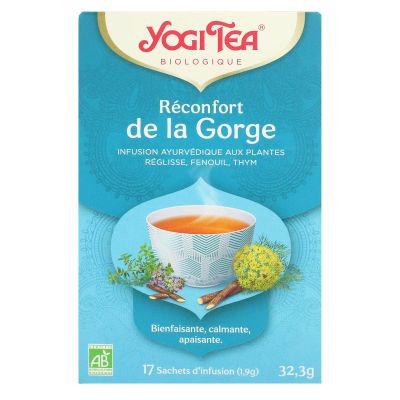 Réconfort de la gorge infusion ayurvédique 17 sachets