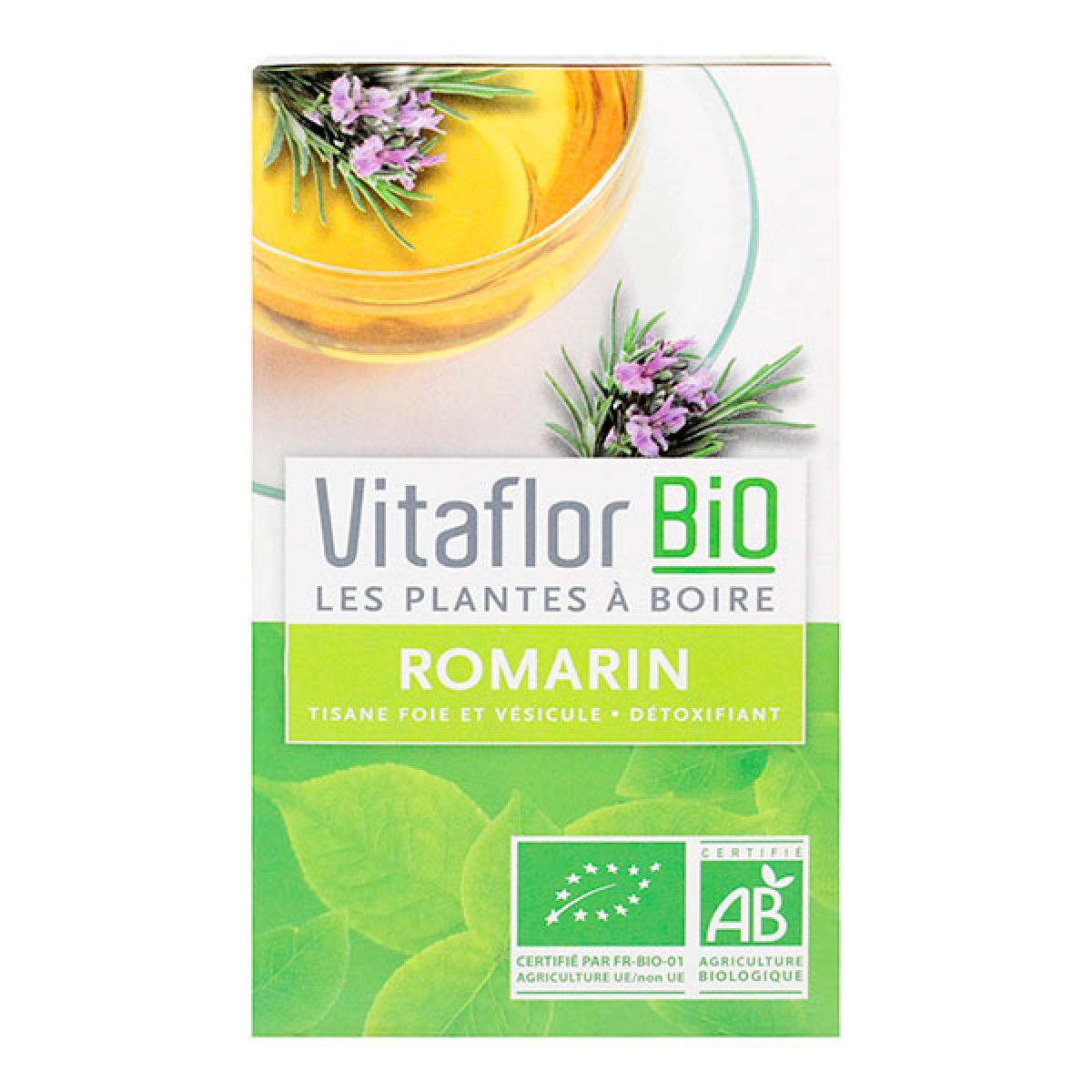 la tisane romarin vitaflor est utilisée pour le foie et vésicule