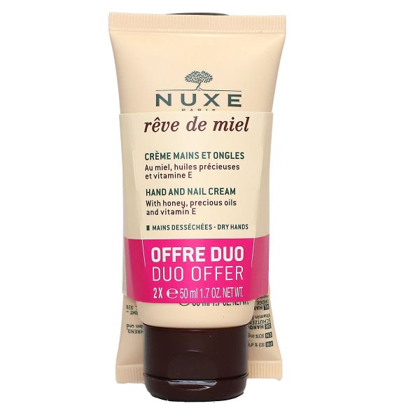 Rêve de miel crème mains et ongles 2x50ml