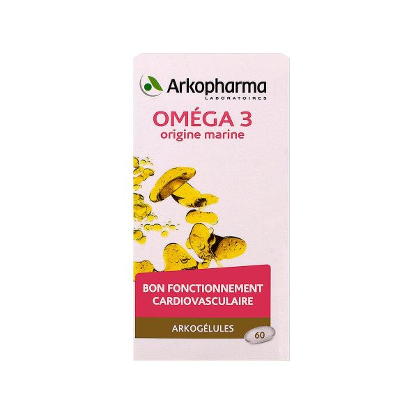 Arkogélules oméga 3 60 capsules