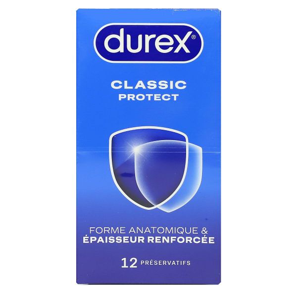 Classic Protect 12 préservatifs forme anatomique épaisseur renforcée