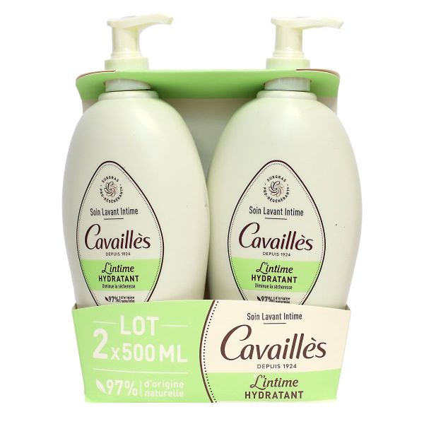 L'Intime hydratant soin lavant sécheresse 2x500ml