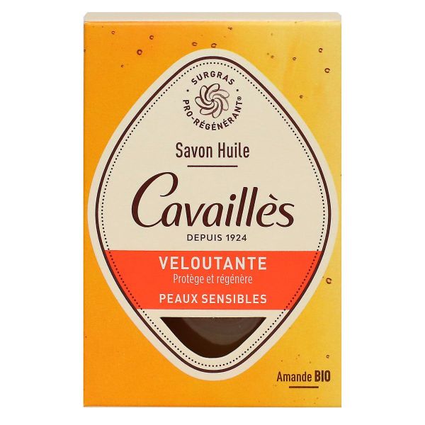 Veloutante savon huile peaux sensibles 100g