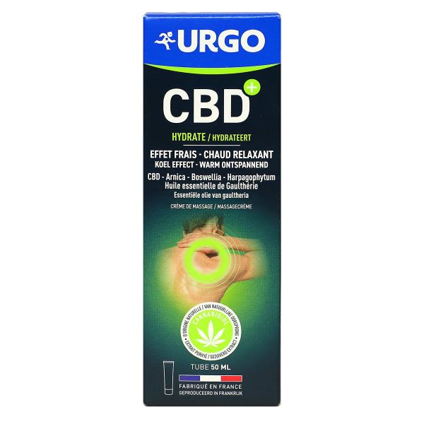 CBD crème de massage effet frais-chaud relaxant 50ml