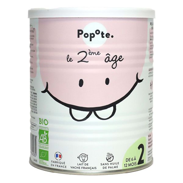 Lait infantile bio le 2ème âge 6-12 mois 400g