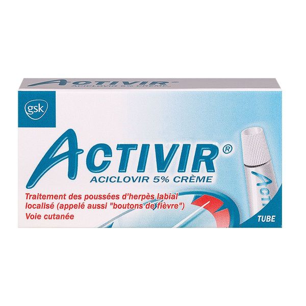 Activir 5% crème tube