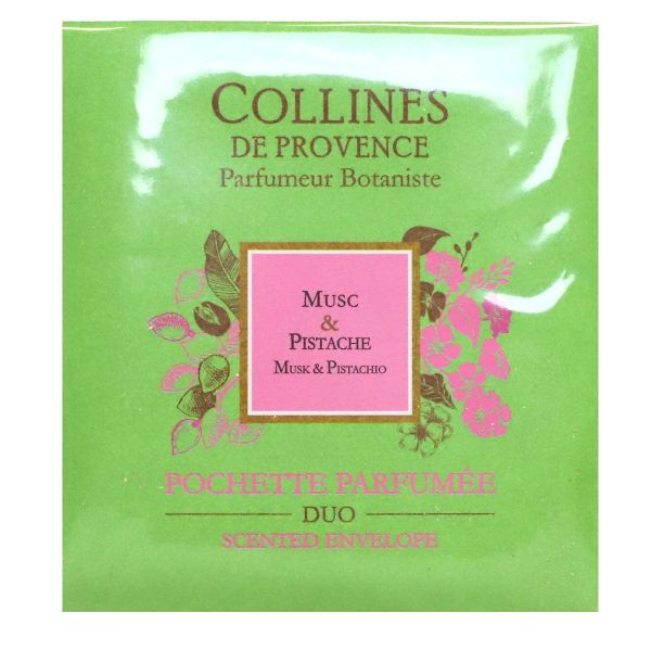 Pochette parfumée duo Musc et Pistache