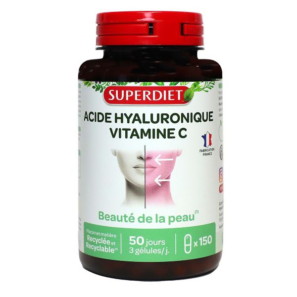 Acide hyaluronique vit C 150 gélules