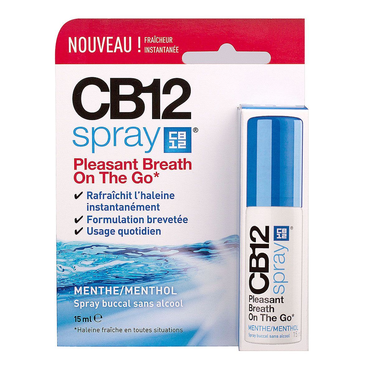 CB12 Bain Bouche 500ml + Spray Buccal 15ml