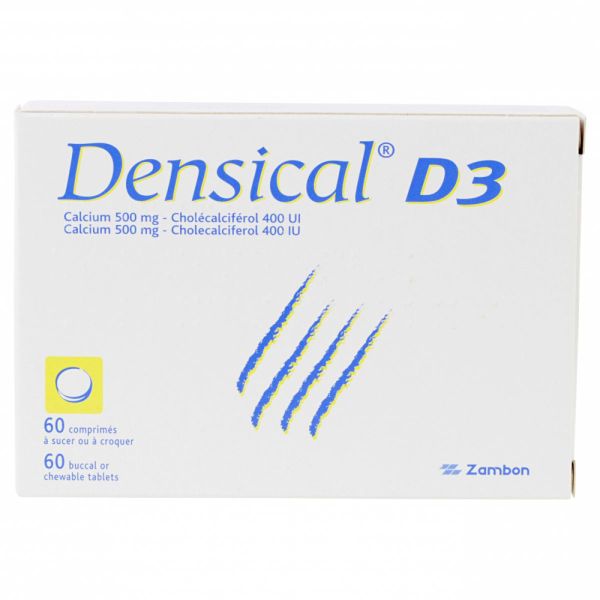 Densical D3 60 comprimés à croquer