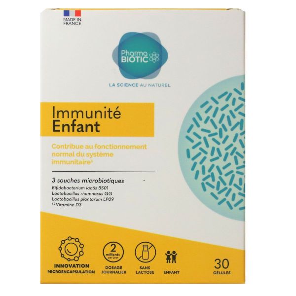 Pharmabiotic Immunité enfant 30 gélules
