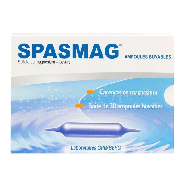 Spasmag 30 ampoules buvables