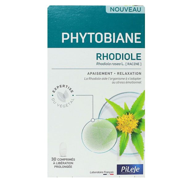 Phytobiane Rhodiole apaisement et relaxation 30 comprimés