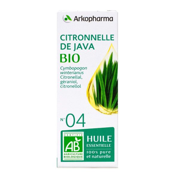 Huile essentielle n°04 citronnelle de Java 10ml