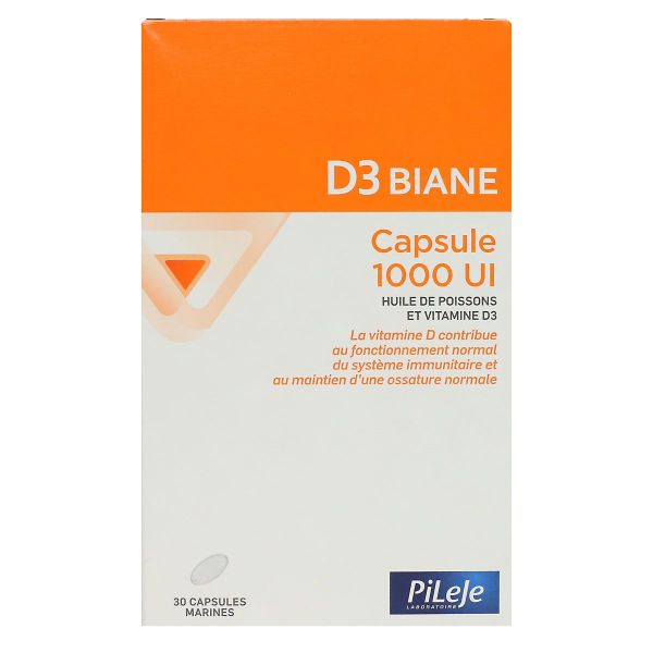 D3 Biane 1000UI 30 capsules marines