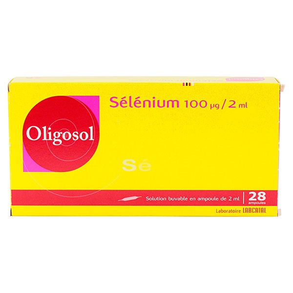 Oligosol sélénium 28 ampoules