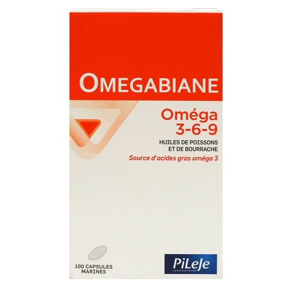 Omegabiane Oméga 3-6-9 100 capsules marines