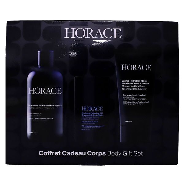Coffret cadeau corps gel douche 250ml + deodorant + baume 75ml