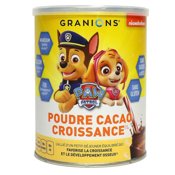 Pat Patrouille poudre cacao croissance 300g