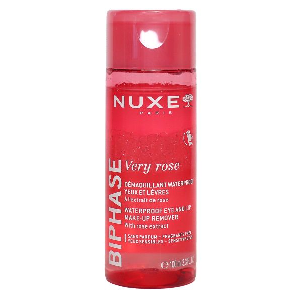 Very Rose Biphase demaquillant Waterproof yeux levres 100ml