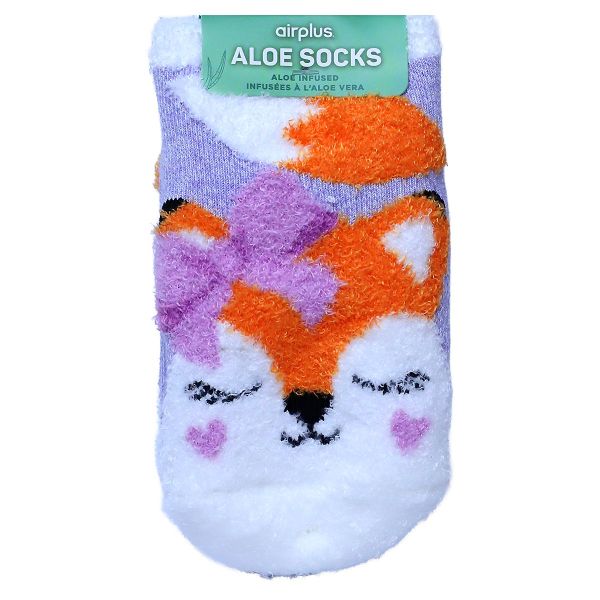 Chaussettes enfant infusées à l'Aloe vera Renard taille 26-31