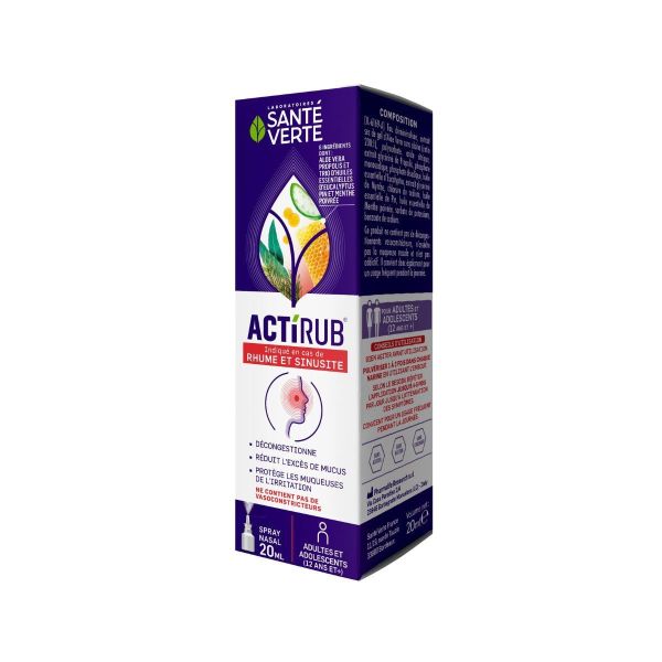 Actirub spray nasal rhume sinusite 20ml