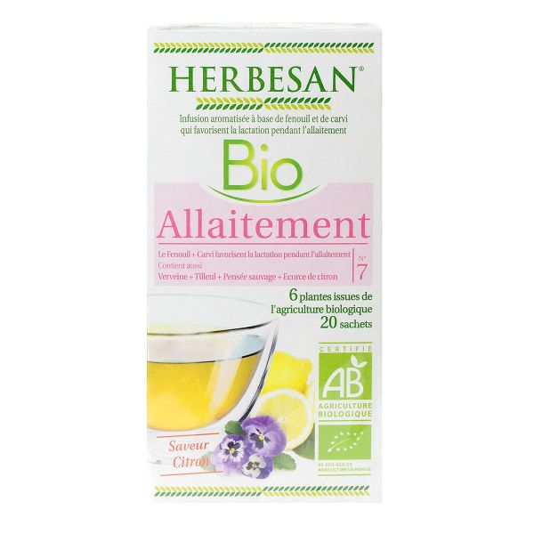 Infusion allaitement 20 sachets bio