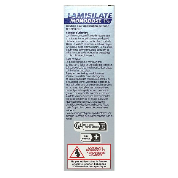 Lamisilate Monodose 1% crème 4g