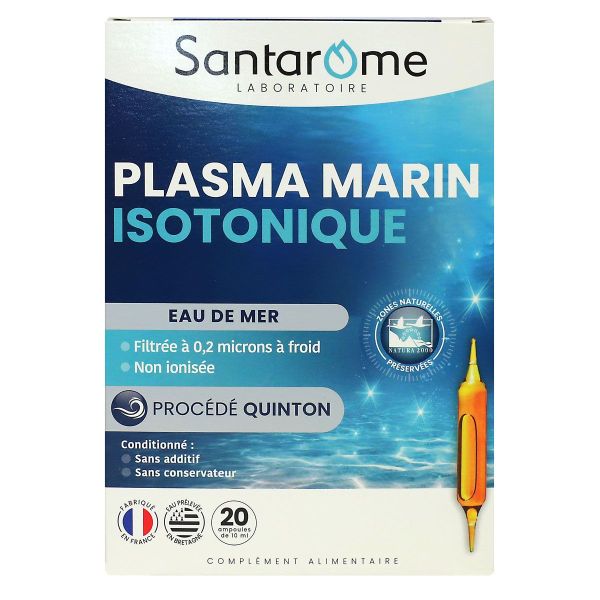Plasma marin isotonique 20 ampoules