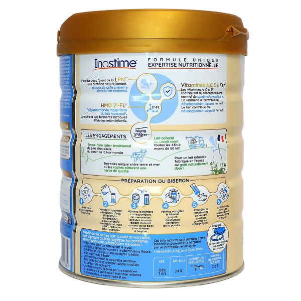 Lait infantile LPN HMO Plus  12-36 mois 3eme age 800g