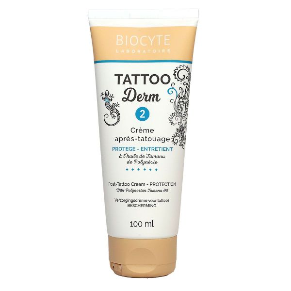 Tatto Derm creme après tatouage protège et entretient 100ml