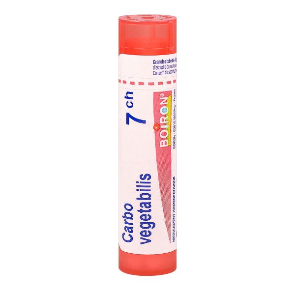 Carbo vegetabilis tube granule