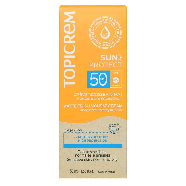 Sun Protect creme mousse fini mat SPF50 50ml