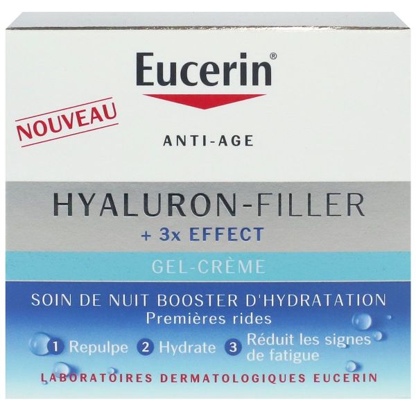 Hyaluron Filler 3X Effect gel crème soin nuit Booster hydratation 50ml