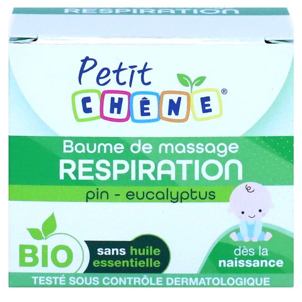 Petit Chêne baume massage respiration bio 40ml
