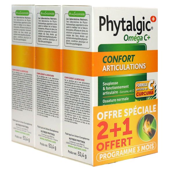 Phytalgic confort articulations Omega C+ 180 capsules