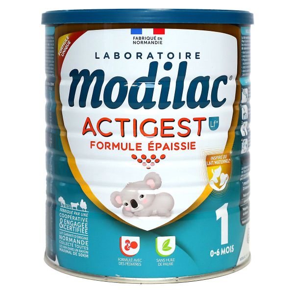 Actigest 1 formule épaisse lait infantile 0-6 mois 800g