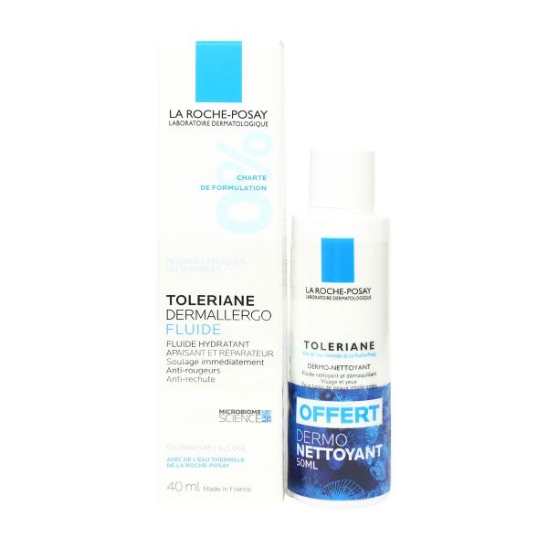 Toleriane Dermallergo fluide 40ml + dermo-nettoyant offert