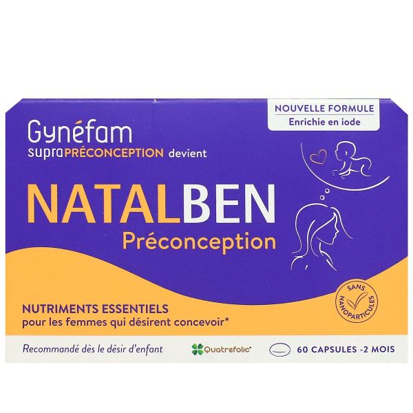 Natalben préconception 60 capsules