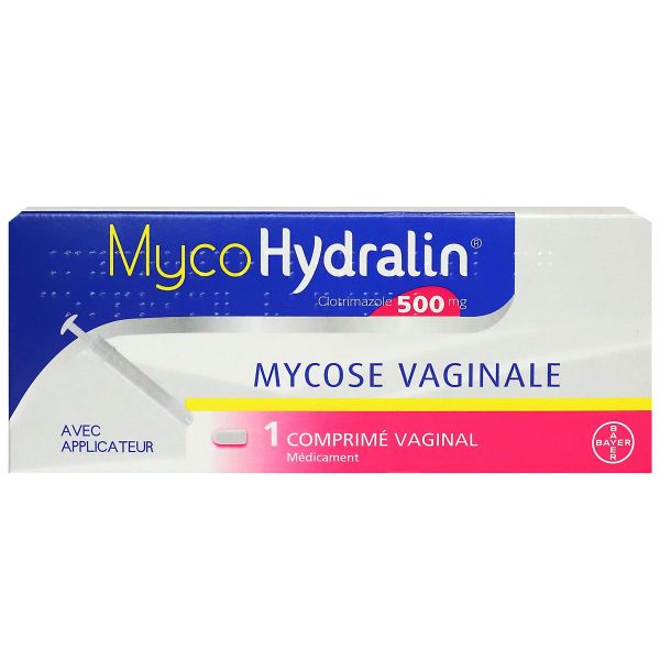 Myco Hydralin 500mg 1 comprimé vaginal