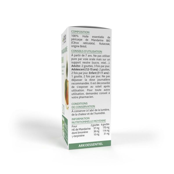 Huile essentielle n°20 mandarine 10ml