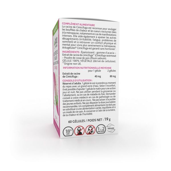 Arkogélules Cimicifuga 60 gélules